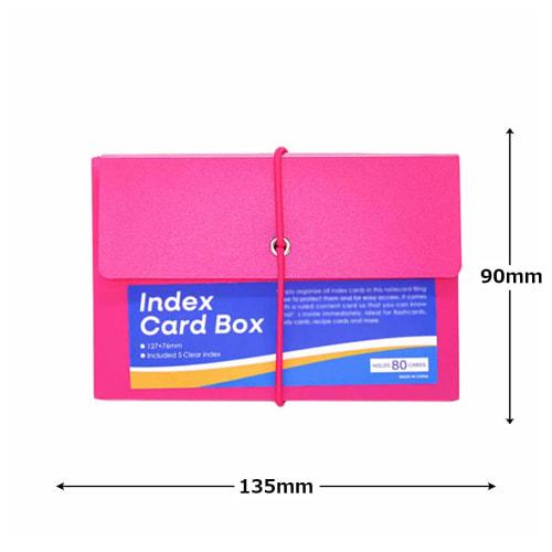 Modern Trading Card Case Study Card Box, Pink, 120688