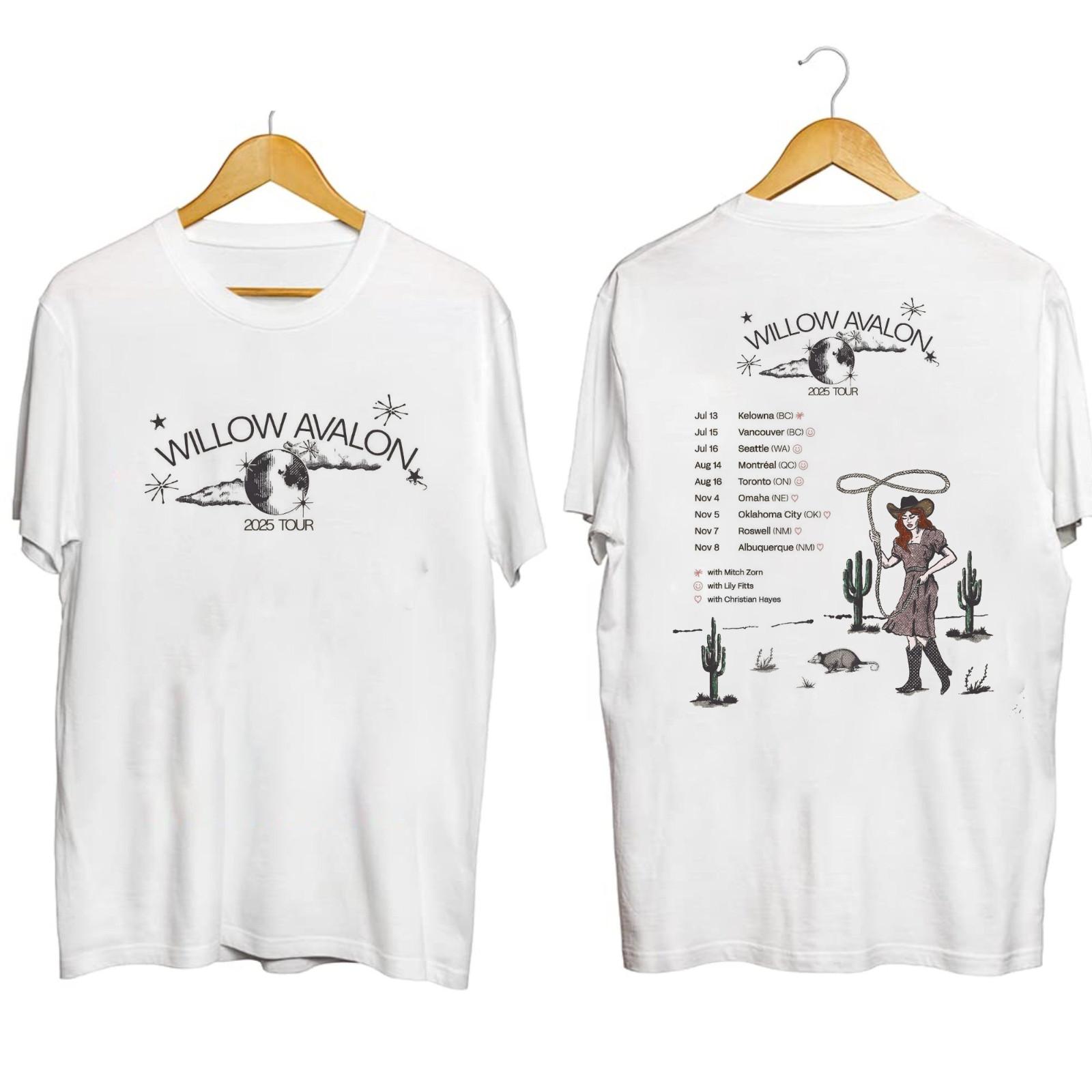RARE!! Willow Avalon Tour 2026 Shirt All Size S-4XL Fan Gift XXL
