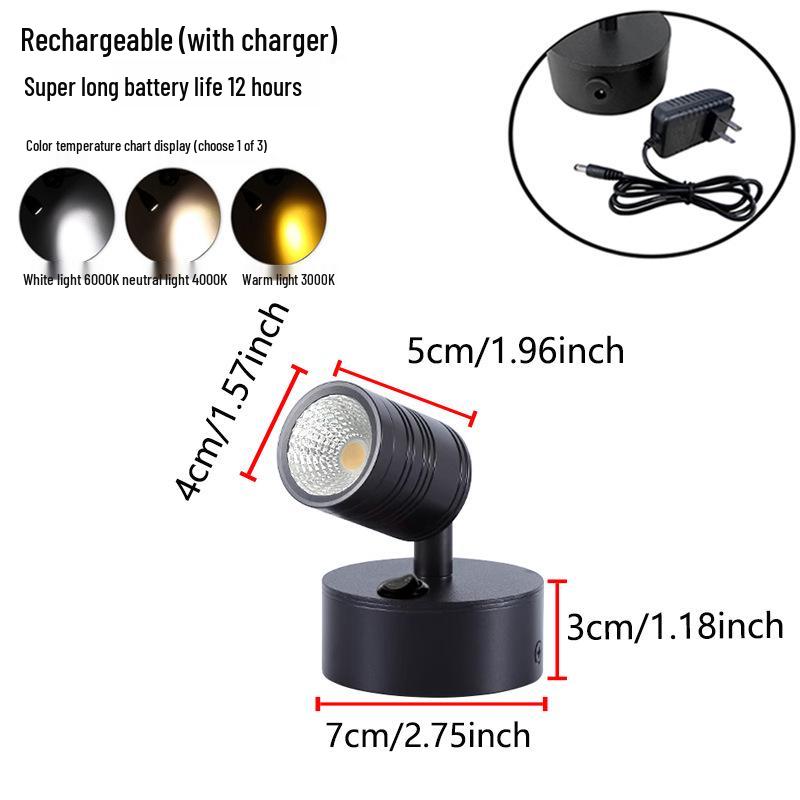 Wireless Jewelry Display Spotlight with Battery