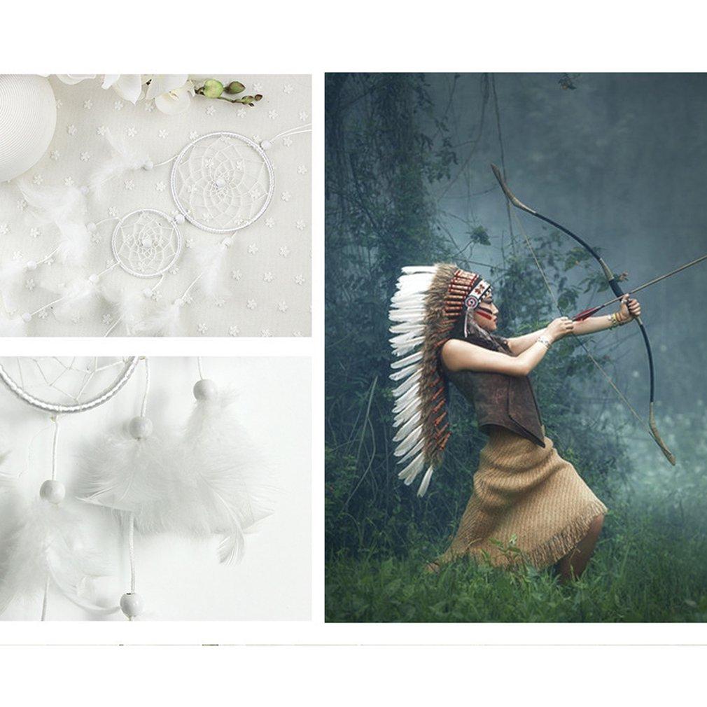 New Dream Catcher Feather Weaving Crafts Dream Catcher Aerial Charm Creative Dream Catcher Wind Chimes Home Room Decorations