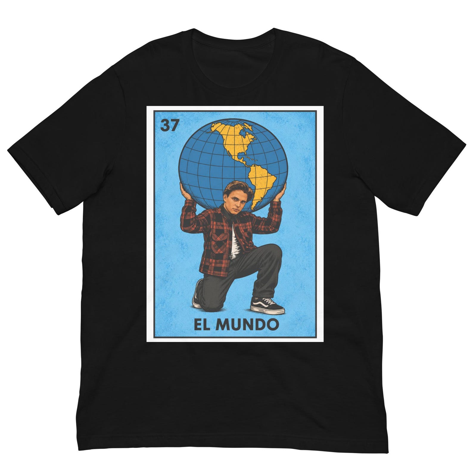 El Mundo Homie Shirt, Chicano Graphic Tee, Lowrider Style T-Shirt, Latino Streetwear Shirt, Vintage Mexican Art Tee, Unisex Graphic Shirt 3XL