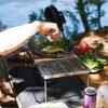 Miflame Outdoor Portable Folding Stainless Steel Grill Stand