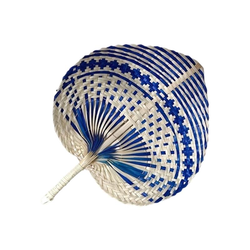 

Hand Weaving Fan Outdoor Essential With Insect Repelling Feature For Kids Adults and Wall Hanging синій/глибокий