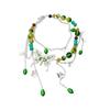 Y 2 K Choker Chain Necklace Green Crystal Rhinestone Butterfly Necklace  Collarbone Chain