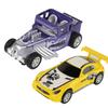 Slotcar 1 64 1/64 1:64er Maßstab Fahrzeug Elektrisch Hohe Geschwindigkeit Rennstrecke Polizei Rennwagen Zubehör Spielzeug Kinder Geschenke