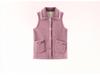 Autumn/Winter Women's Fleece Vest with Turn-Down Collar for Middle-Aged & Elderly