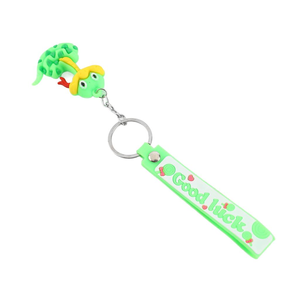 Brelok z lalką węża, uroczy chiński brelok z figurką węża, zawieszki, dekoracja do zawieszenia na torbie, rękodzieło