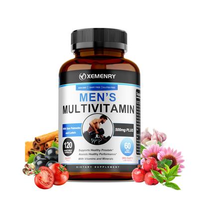 Men's Multivitamin - Multiple Minerals - Supports Men's Health, Muscles, and Energy