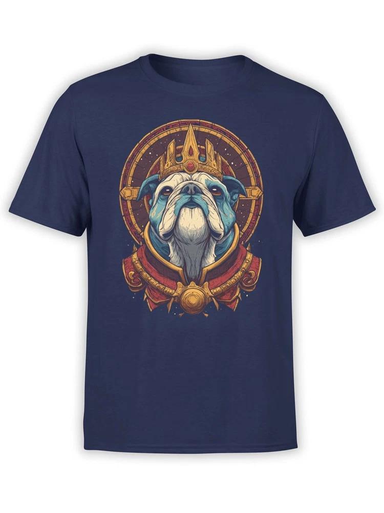 Royal Pup Tshirt Majestic Bulldog Graphic Unisex S