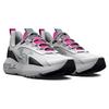 Under Armour Unisex HOVR Mega 2 MVMNT Running Shoes White Rebel Pink 3026629-100