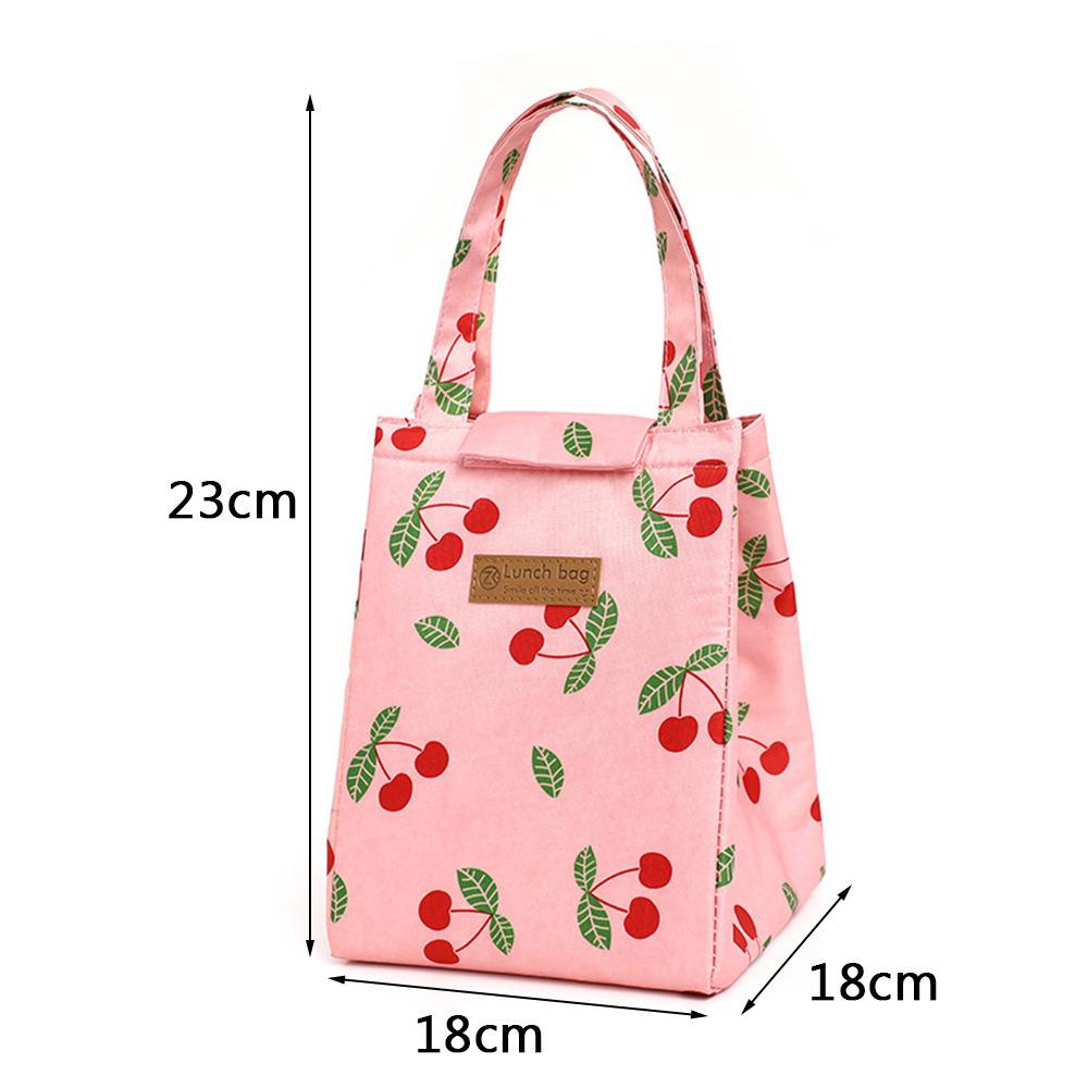 Lunch Bag Multicolor Cooler Bag Women Waterproof Hand Pack Thermal Breakfast Box Portable Picnic Travel Food Lunch Bags Lonchera