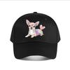 Bunte Chihuahua Herz Schwanz Wandkunst Baseballkappe Mode Unisex Sonnenhut Damen Outdoor Sport Snapback Kappe