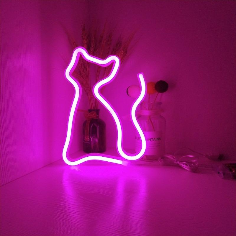 

Светодиодные неоновые вывески, облако, неоновая вывеска, настенный светильник, Декор, подарок на день рождения, неоновая лампа для комнаты, дома, вечеринки, свадьбы, украшения cat