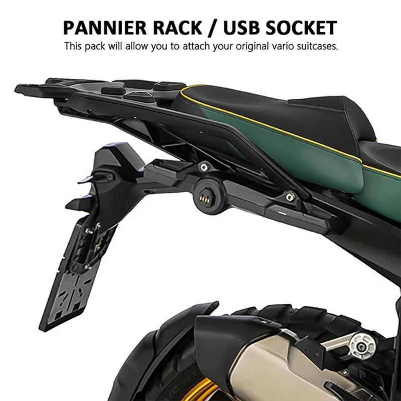 Motorcycle Tail Section USB Chargers Cover With Easy Installation Waterproof Design for R1300GS R1300GS ADV