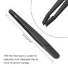 Precision Tweezers Set Premium Anti-Static Carbon Fiber ESD Tweezers Kit for Electronics Sodlering Jewelry Craft Lab
