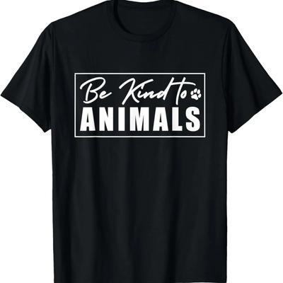 Soyez Gentil avec les Animaux Adoptez des Animaux Blessés Aimez le Sauvetage Animal T-shirt