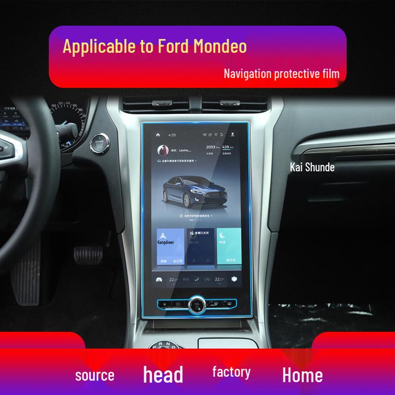 Ford Territory & Mondeo Navigation Screen Protector - Tempered Film for Central Control and Instruments.