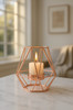 Nordic Light Luxury Candle Holder Golden Iron Candle Holder Rose Gold European Romantic Candle Cup Table Decoration