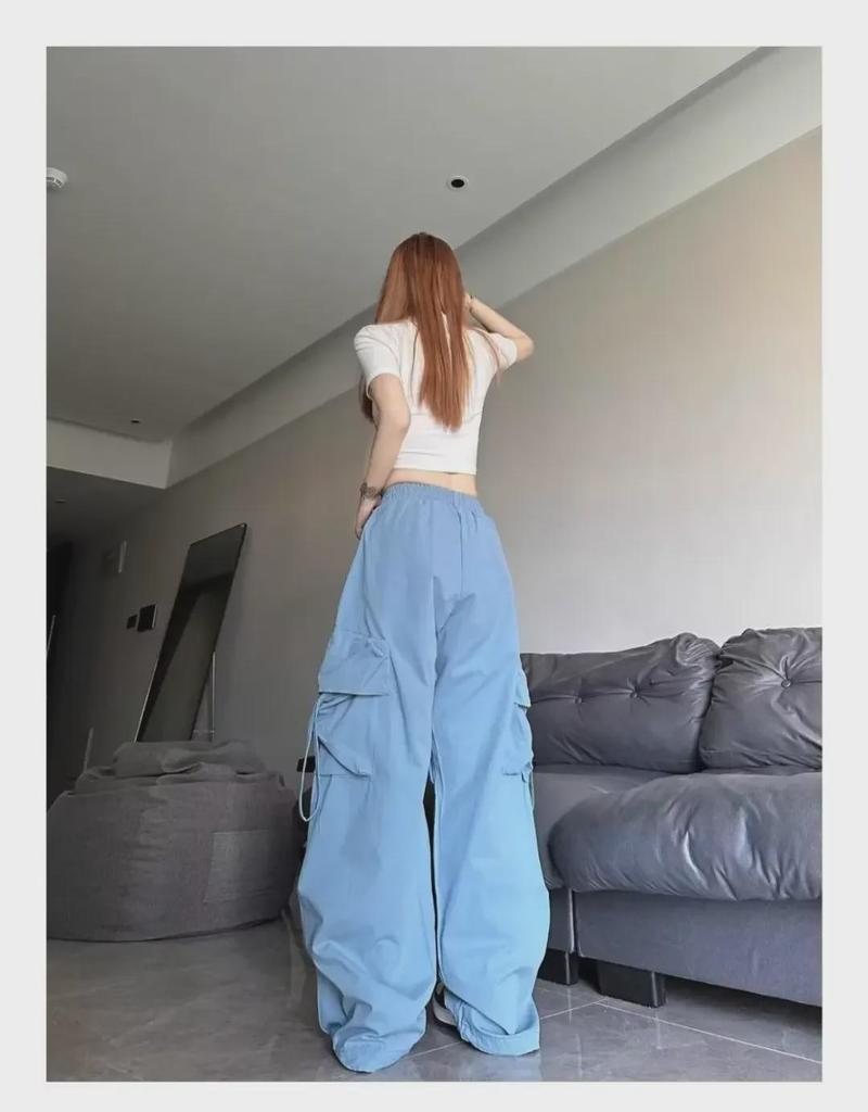 2023 Summer Women's High-Waist Wide-Leg Casual Pants