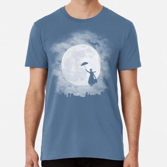 Mary Poppins Moon Size S to 5XL Made in the USA T-shirt S