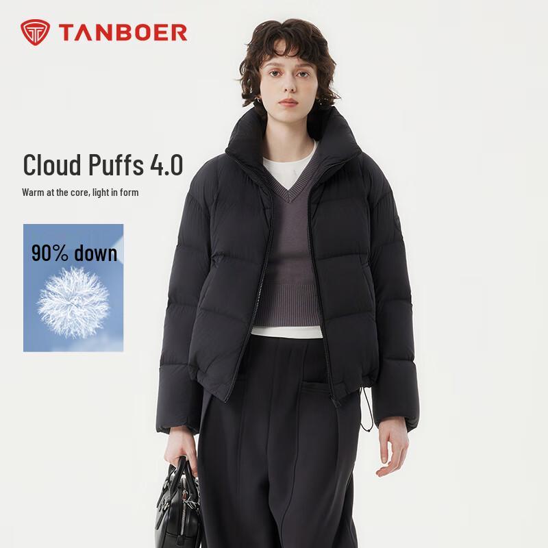 

Tanboer Women s Short Stand Collar Down Jacket TBF530328V L