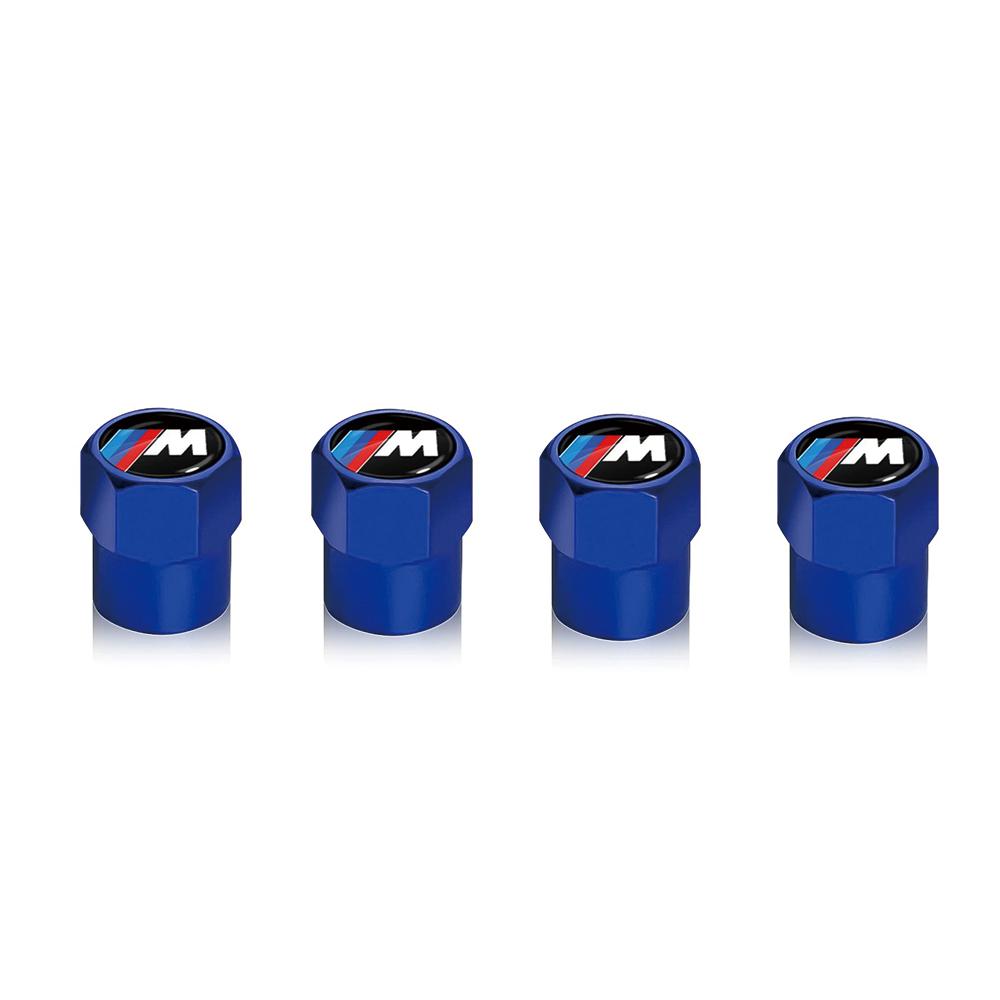 New 4Pcs Car Wheel Tire Valve Caps Air Stem Covers for BMW M E34 E36 E60 E90 E46 F10 F20 F30 X5 X6 X1 M3 M5 M6 E71 Accessories