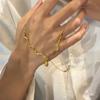 Irregular Ripple Water Drop Necklace Women's Light Luxury Niche Design High-end Fashion Exquisite Pendant Necklace