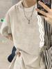 Women's Plus Size Pure Cotton Short Sleeve T-Shirt, 2025 Summer Collection, Straight Shoulder, American High Street Style, Loose Fit Top.