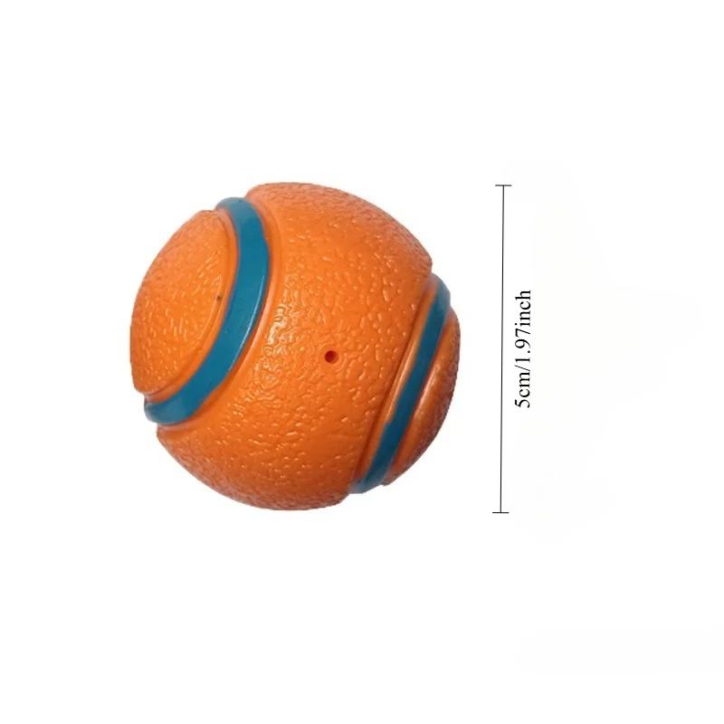 

2pcs Dog Toy Ball Dog FetchBall Toy Tough PetBall Puppy Chew Toy Solid Elastic JumpinBall Pet Accessories For Large Medium S