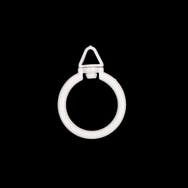 10 Pcs Window Treatment Clip Rings Shower Curtain Drapery Rings Curtain Hooks with Eyelets for Curtains and Rods