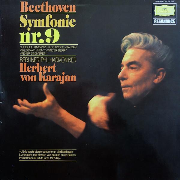 

LP Record HERBERT VON KARAJAN BERLINER PHILH Beethoven Symfonie Nr. 9 2535349 Deutsche Grammo Netherland Classical Used