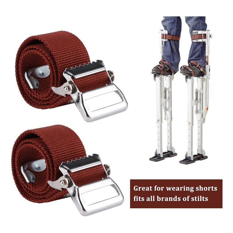 Cinghie per Gambe A84X-Stilt, Cinghie Regolabili Comfort per Puntelli da Cartongesso, Anello Ricambio per Miglioramento Casa