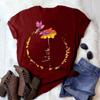 Women Fashion Short Sleeve Summer Shirt Casual Graphic Print Tops Original Let It Be T-Shirt for Female Girls Plus Size
