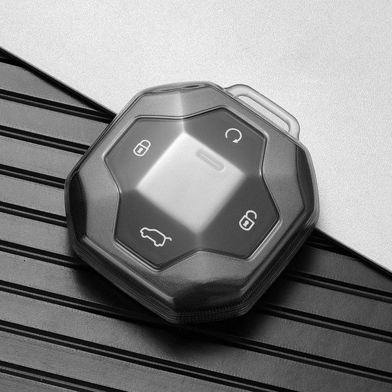 Chery Jetour Traveler Car Key Cover: Fits 25 Models, Transparent Protective Shell & Buckle for Traveler Mountain Sea T1 T2