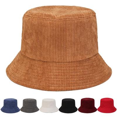 Chapeau bob en velours côtelé pour femme, style rétro, style streetwear, idéal pour la plage ou l'extérieur, unisexe, collection automne-hiver