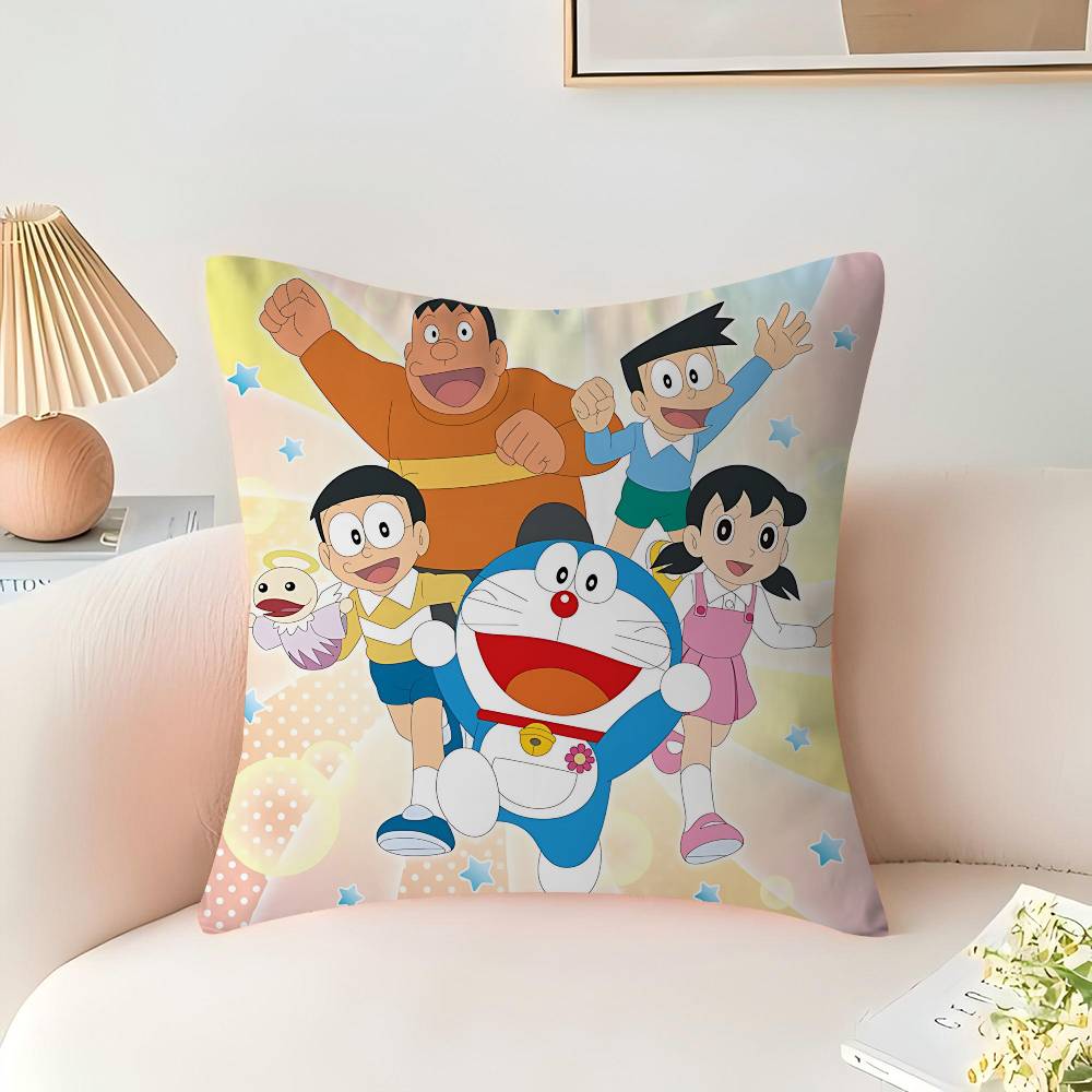 Cartoon D-DoraemonS Cushion Cover 30x50 Polyester Sofa Cushions Decorative Throw Pillows Home Decoration Pillowcover