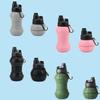 550ML Silicone Foldable Water Bottle Portable Sports Fitness Water Cups Creative Drinking Bottle Outdoor Travel Drinkware