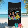 Beach Towel with The Jackson Pattern - soft,absorbent,machine washable Lightweight&Modern,swimming,Travel Essentials