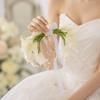 Handmade Bridal Floral Bouquet Photo-Ready Corsage Wristlet Fade-Resistant