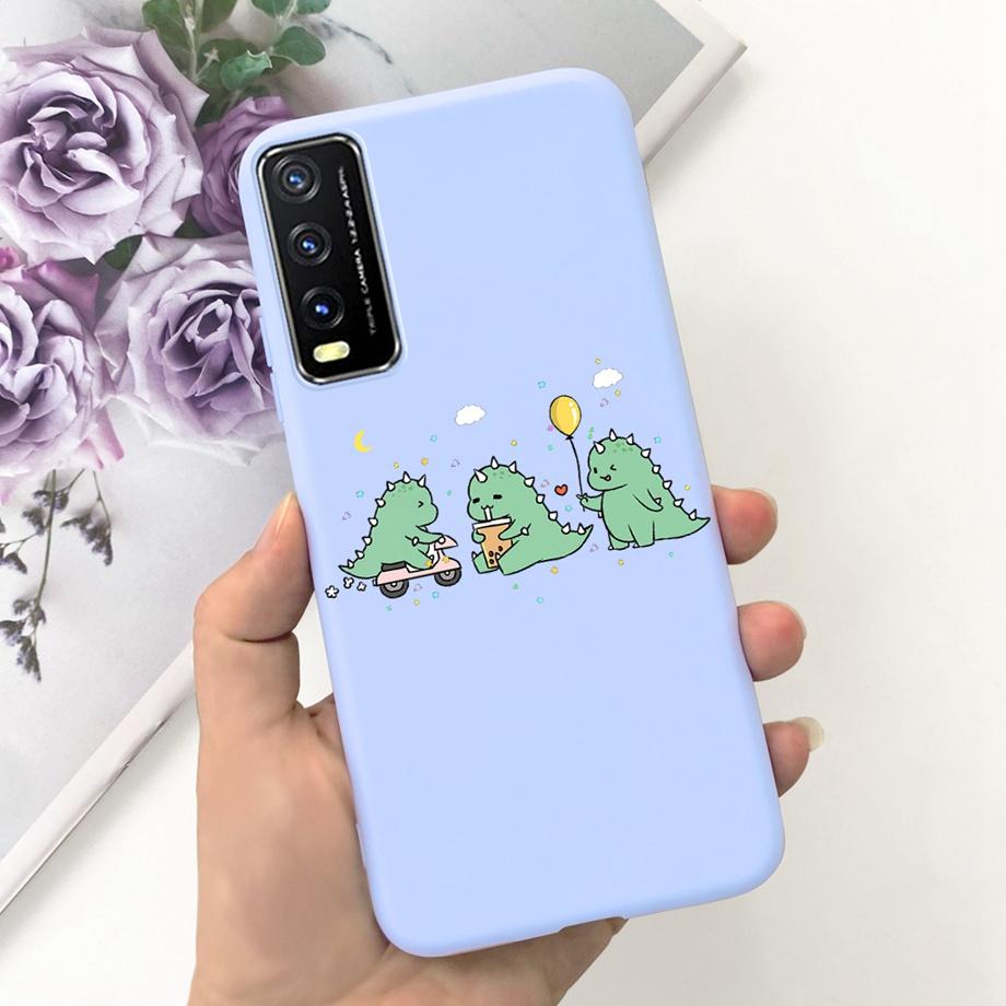 For Vivo V2027 Vivo V2028 Phone Case Space Man Moon Night Cartoon Soft Silicone Bumper Funda For Vivo Y11s Y12s Y20 Y20i Y20s