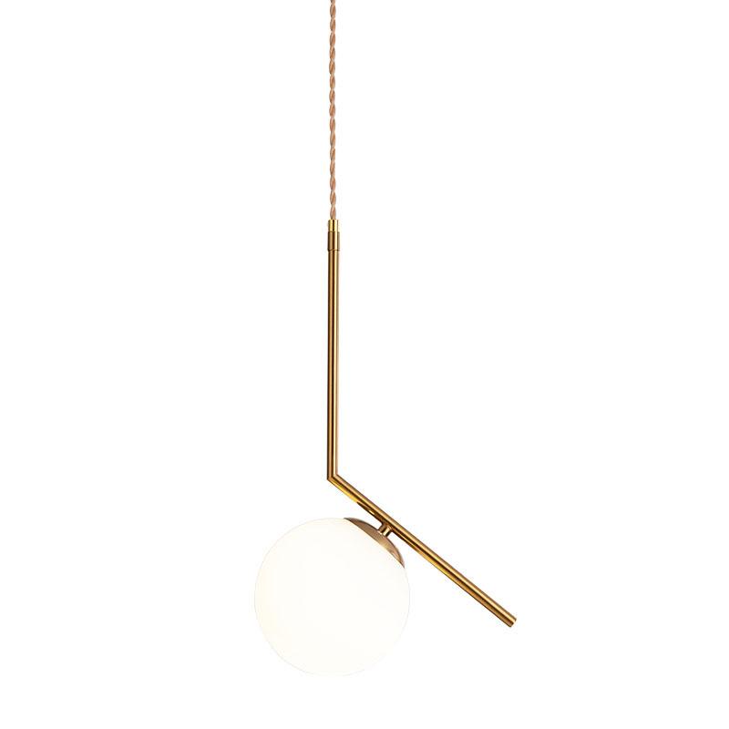 Bedroom Pendant Lamp, Bedside Simple Modern Restaurant Single Head Pendant Lamp, Nordic Creative Bar Table Lamp