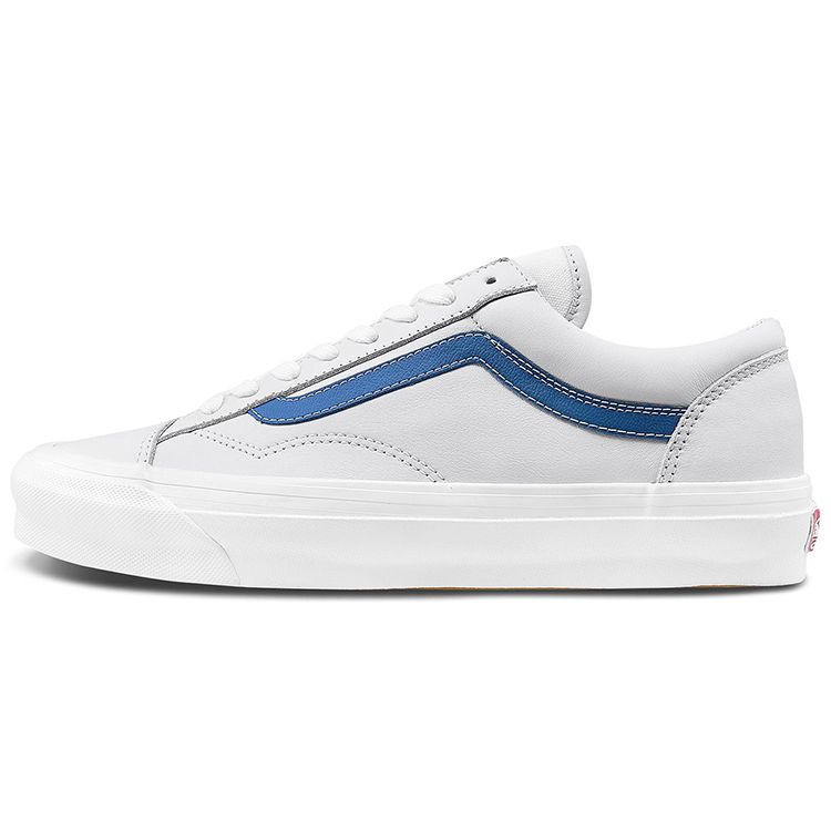 

Кроссовки унисекс Vans OG Style 36 LX True White Blue VN0A4BVE21B