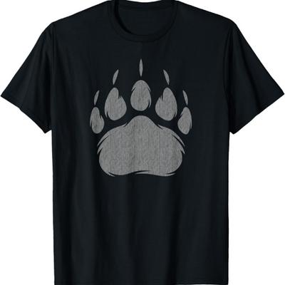 Hombres Gays, Secreto de la Comunidad Bear, Camiseta Discreta de Pata de Oso