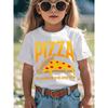 European sizes Funny Pizza Lover Saying T-Shirt for - "PIZZA IS THE ANSWER" Graphic Tee with Pizza Slice Design, Short Sleeve Round Neck Casual Top