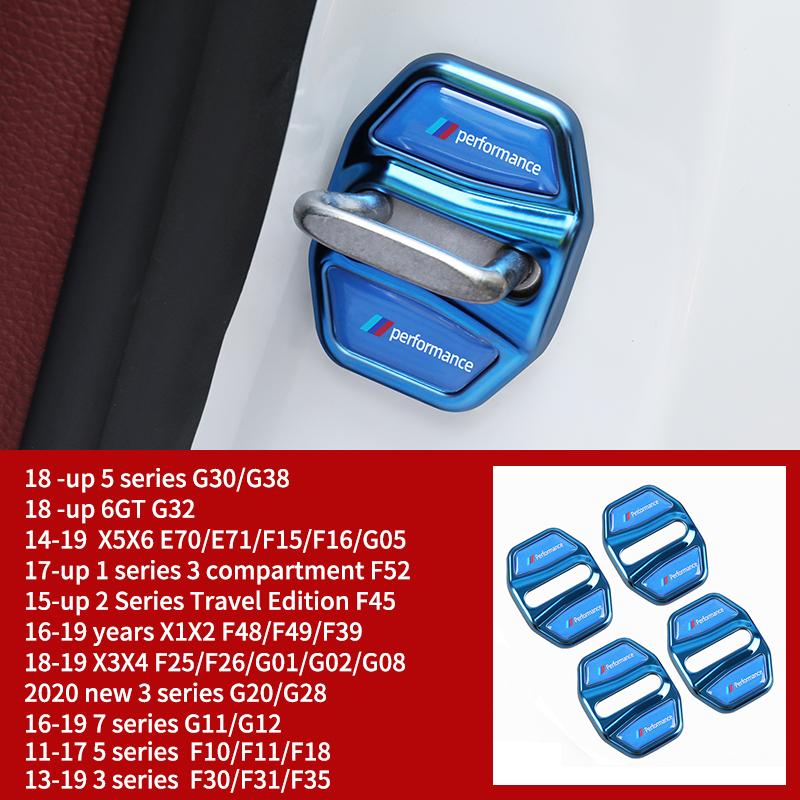 2025 Hot Car Door Lock Cover Anti-Rust Door Case Sticker Tools Accessories For BMW 1 3 5 Series X1 X4 X5 X7 G20 G38 F20 F39 F48