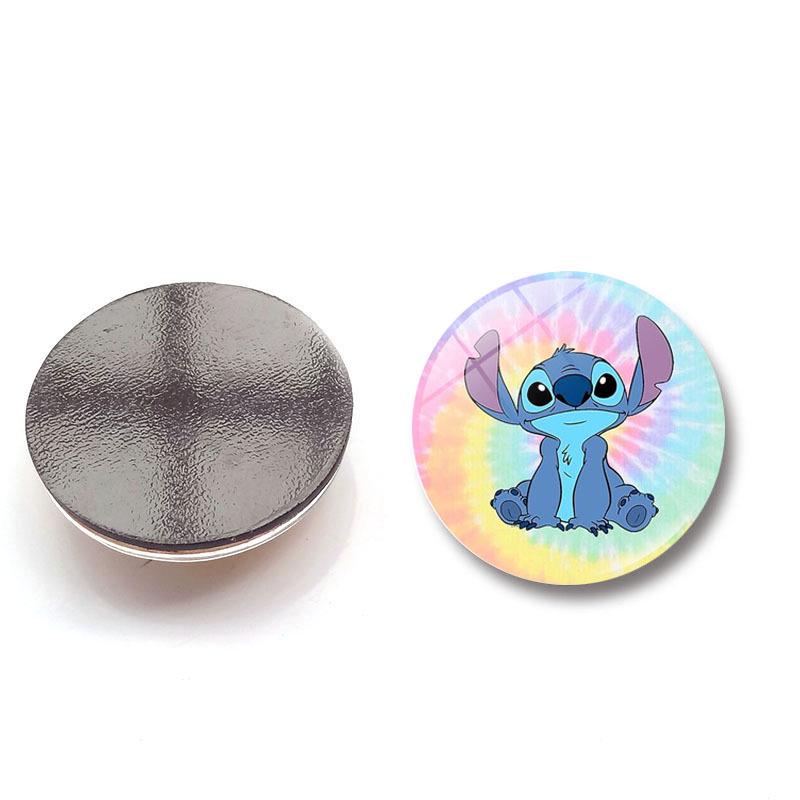 Lilo & Stitch Crystal Glass Magnet - Cartoon Stitch Home Decor Fridge & Whiteboard Sticker