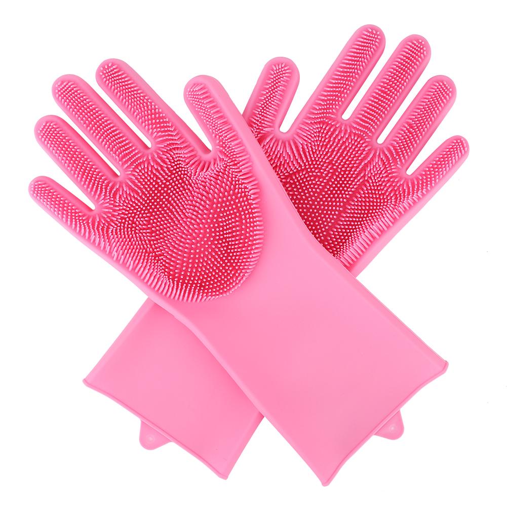 Multifunctional Silicone Environmental Heat Protection Washing Kitchen Cleaning Gloves