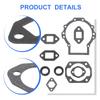 Gasket Sets for Wacker Rammer WM80 BS60Y BS600 Replacement Parts 16986 0160986 0178827 0048212 Compatible with BH22 HB23 BH24