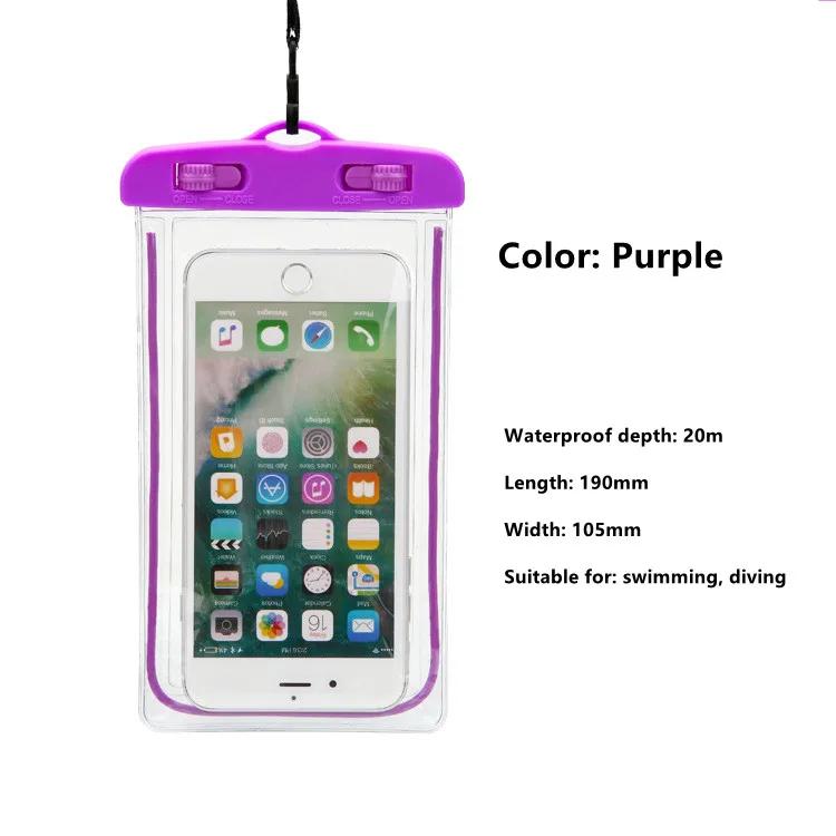 Universal Swimming Underwater Diving Phone Pouch Bag Case IPX8 Waterproof Phone Bag Case