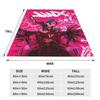 Arcane League Jinx Graphs Blanket Quality Super Warm Throw Blanket Winter Camping Home Decor Print Bedspread